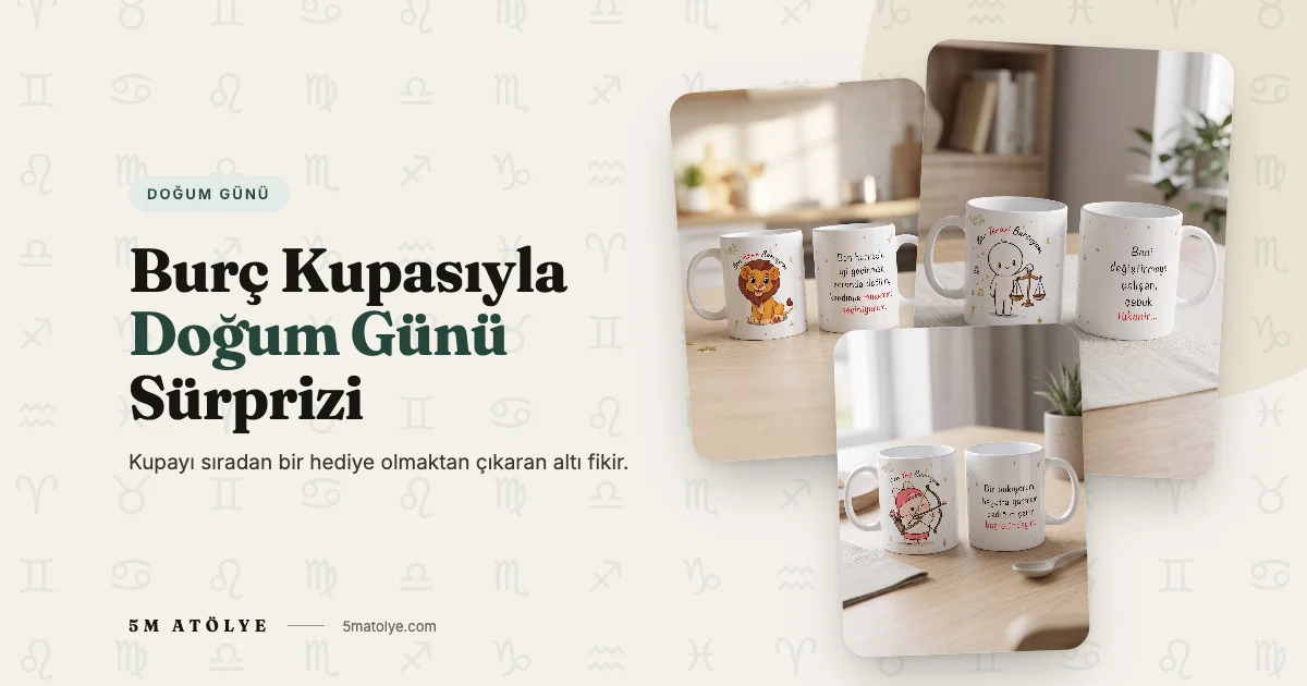 Burç Kupası Hediye Etmenin İncelikleri: Doğum Günü Sürprizi Nasıl Yapılır?
