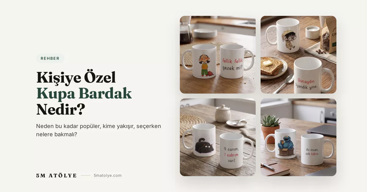 Kişiye Özel Kupa Bardak Nedir? Neden Bu Kadar Popüler?