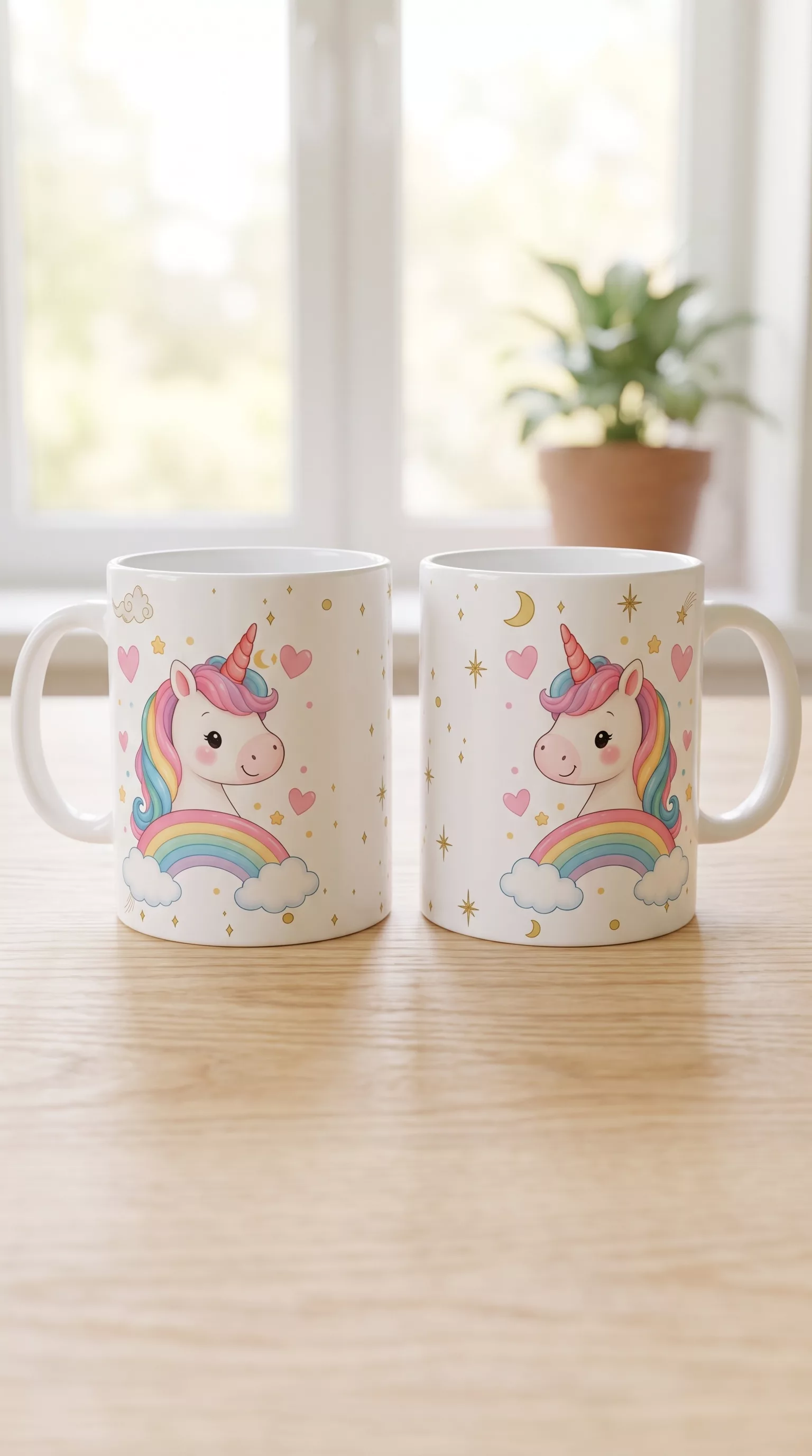 Süt Kupası - Gökkuşağı Unicorn