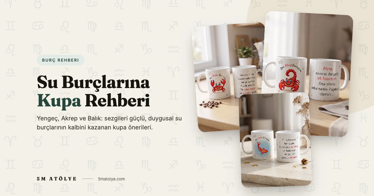 Su Burçlarına Kupa: Yengeç, Akrep ve Balık’ın Kalbini Kazanmak
